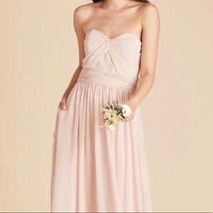 Grace Convertible Birdy Grey Dress in Blush